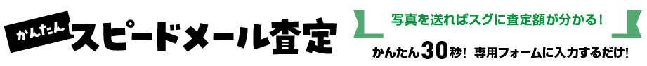 スピードメール査定