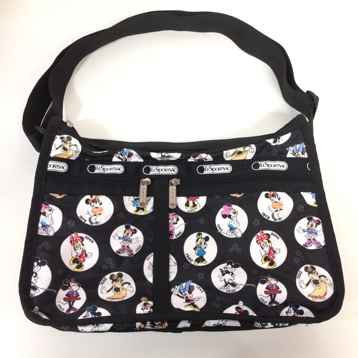 【美品】レスポートサック LeSportsac ミニーマウス ショルダーバッグ 美品】レスポートサック LeSportsac ミニーマウス ショルダー