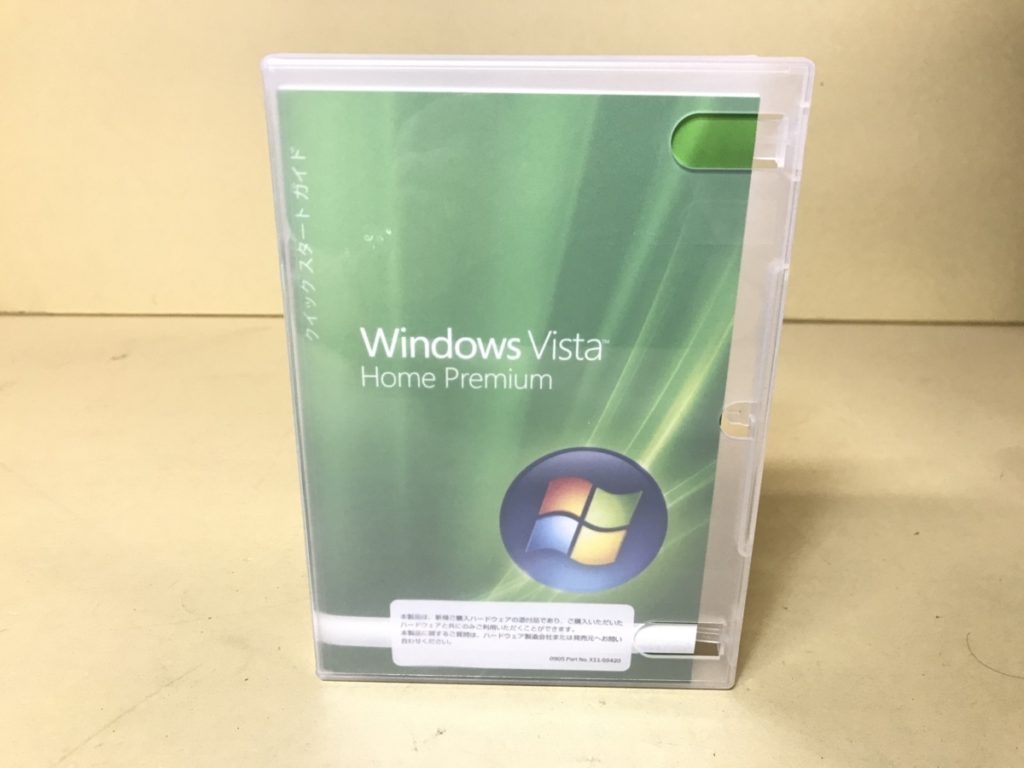 Windows Vista Home Premium 64bit買い取りました！